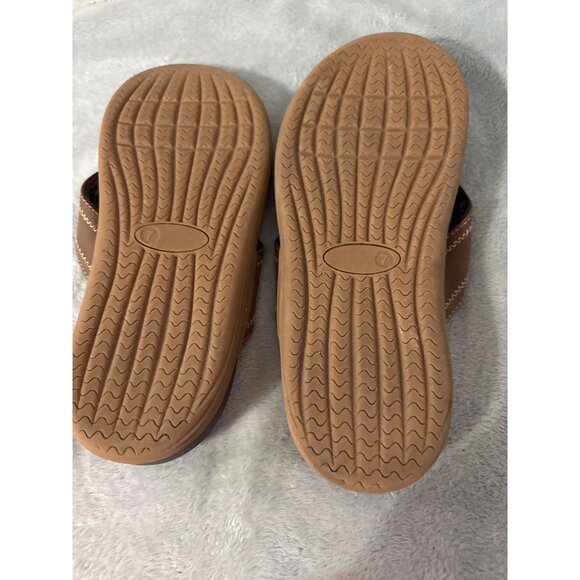 Men Brown Sandals Size 7 - Picture 6 of 7